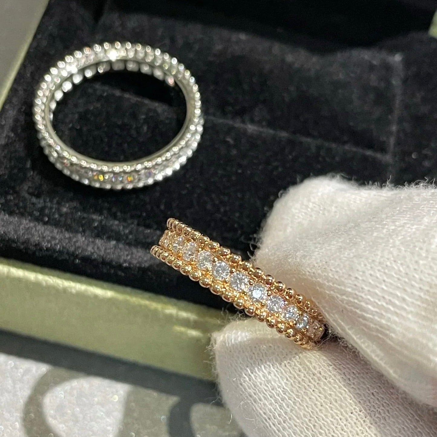 [Star Jewelry]PERLEE DIAMOND ROSE GOLD RING
