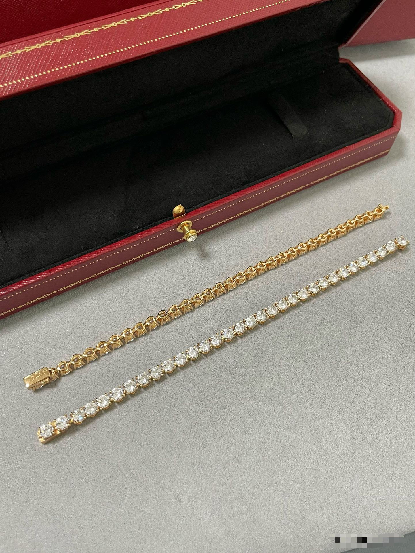 [Star Jewelry jewelrys]TENNIS BRACELET WITH FULL DIAMOND SETTING