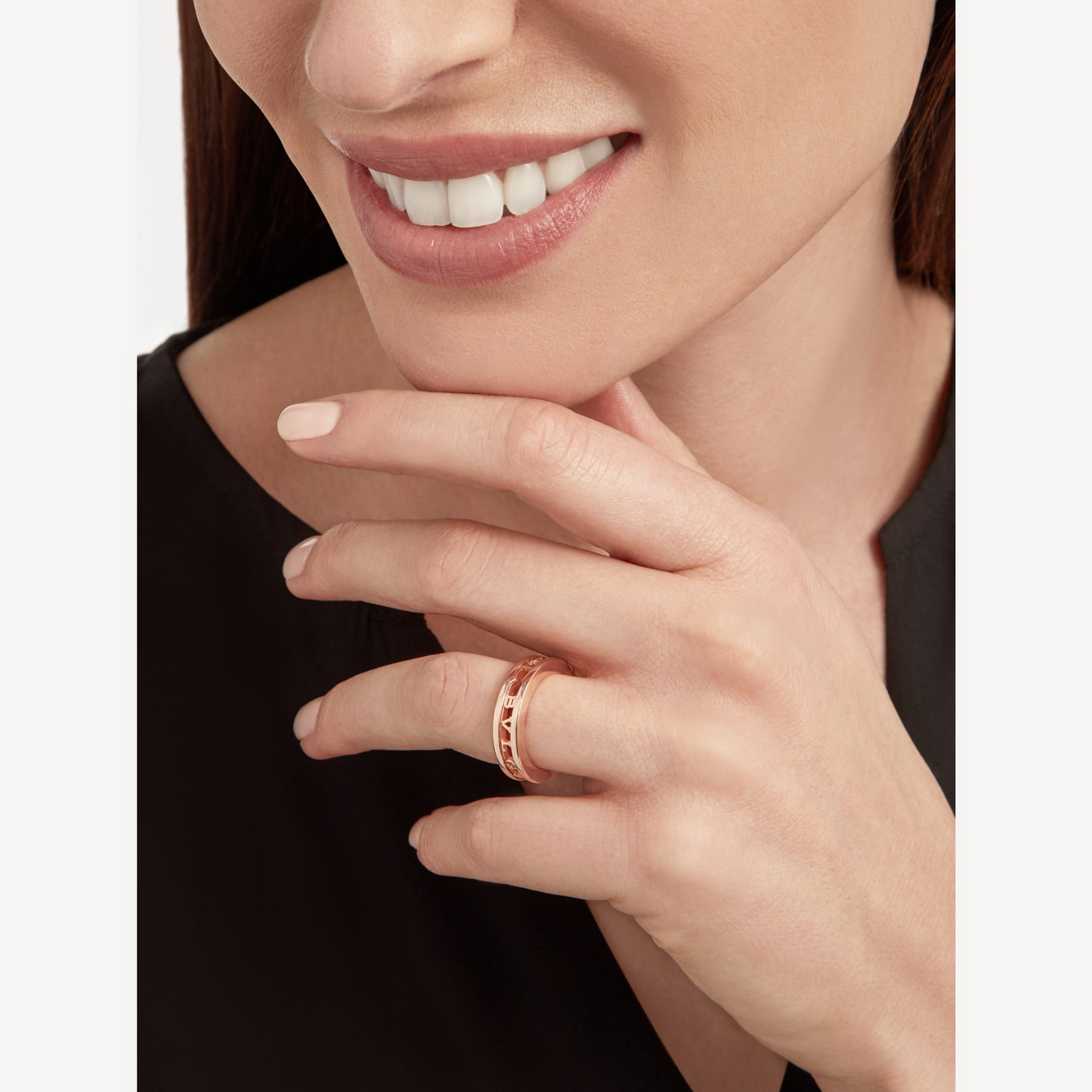 [Star Jewelry]ZERO 1 ONE-BAND WITH OPENWORK LOGO SPIRAL RING