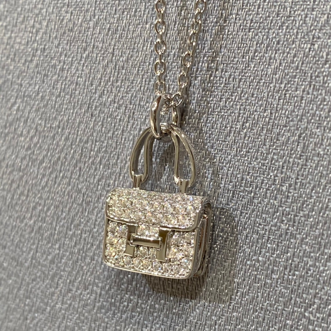 [Star Jewelry]CONSTANCE PEDANT DIAMOND NECKLACE