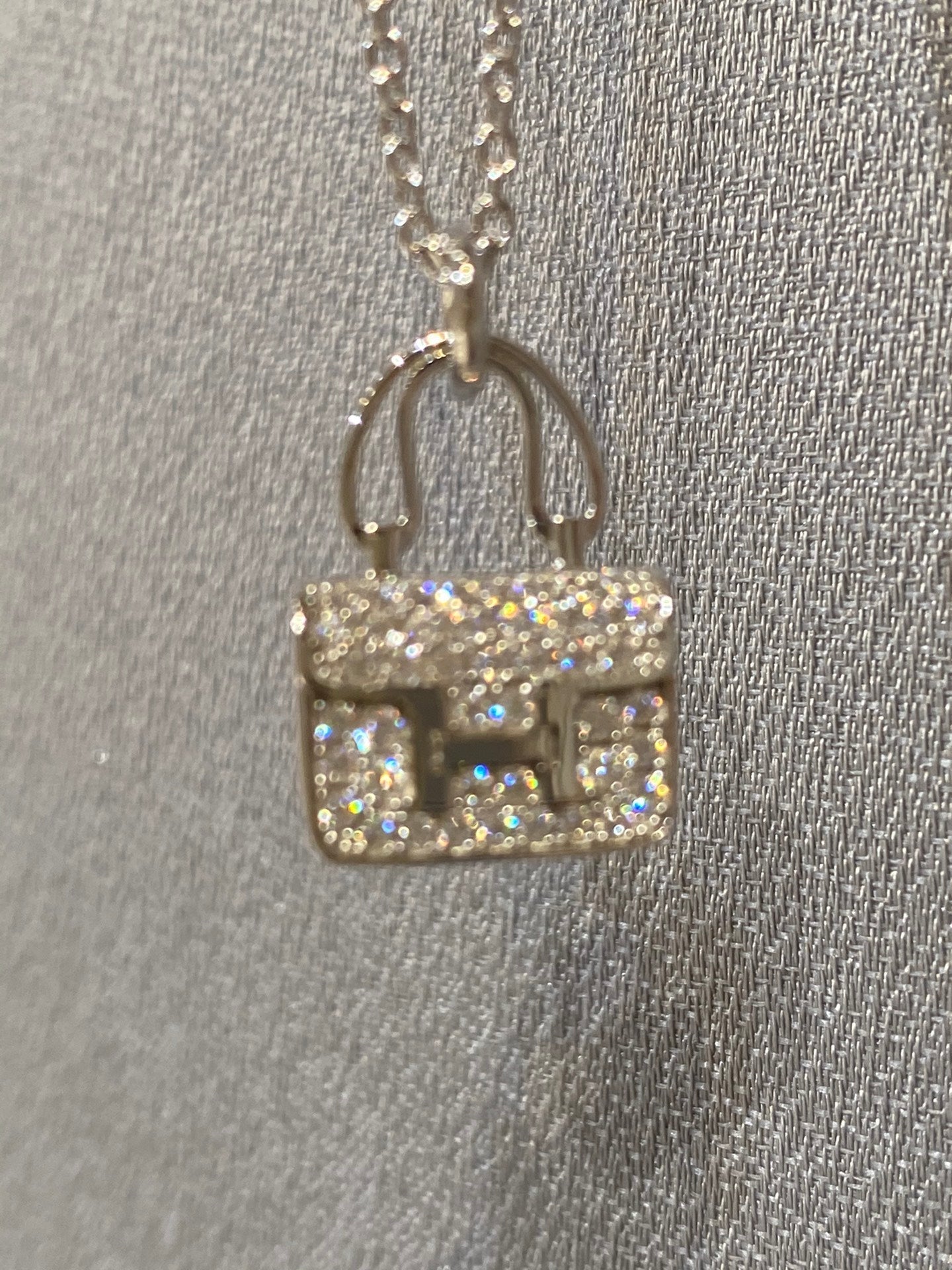 [Star Jewelry]CONSTANCE PEDANT DIAMOND NECKLACE