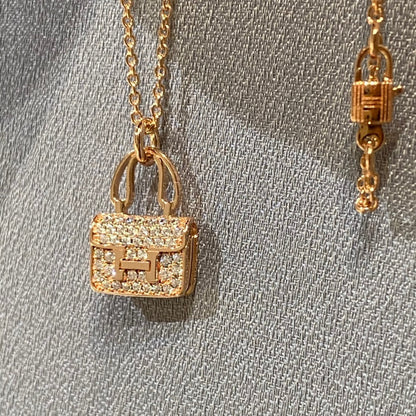 [Star Jewelry]CONSTANCE PEDANT DIAMOND NECKLACE