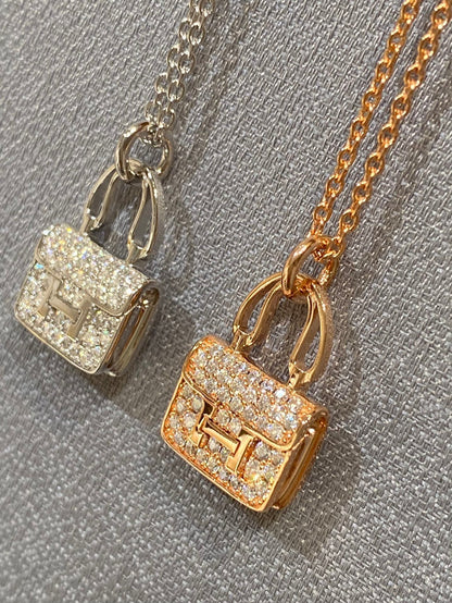 [Star Jewelry]CONSTANCE PEDANT DIAMOND NECKLACE