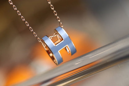 [Star Jewelry]POP H PEDANT PINK GOLD