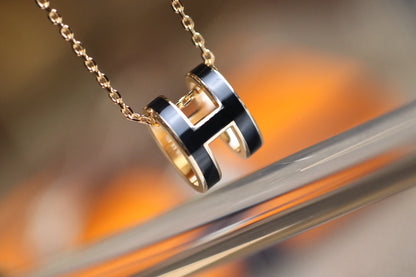 [Star Jewelry]POP H PEDANT PINK GOLD