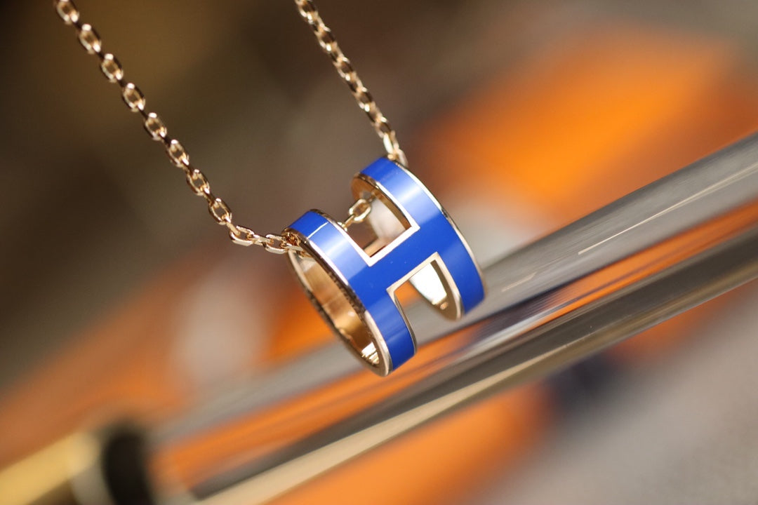 [Star Jewelry]POP H PEDANT PINK GOLD