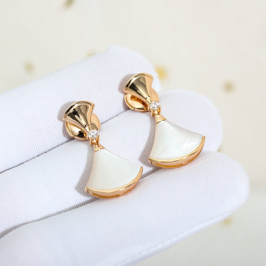 [Star Jewelry]DREAM MOP PINK GOLD EARRINGS