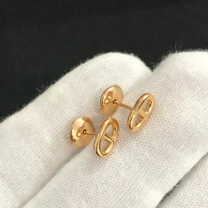 [Star Jewelry]CHAINE SMALL EARRINGS GOLD AND SILVER