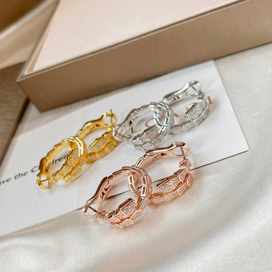 [Star Jewelry]SERPENTI EARRINGS DIAMOND