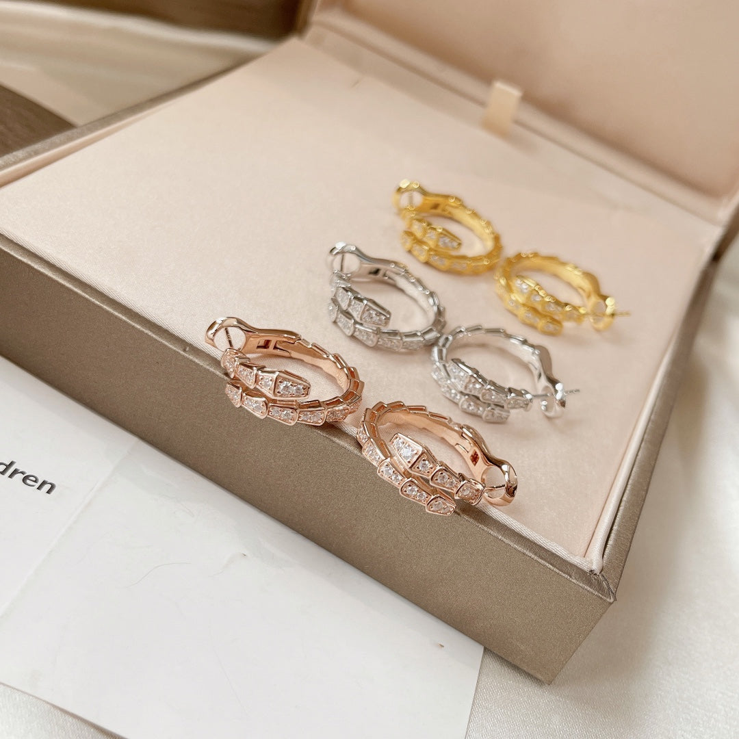 [Star Jewelry]SERPENTI EARRINGS DIAMOND