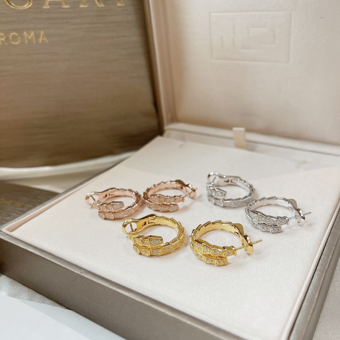 [Star Jewelry]SERPENTI EARRINGS DIAMOND