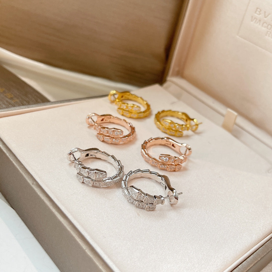 [Star Jewelry]SERPENTI EARRINGS DIAMOND