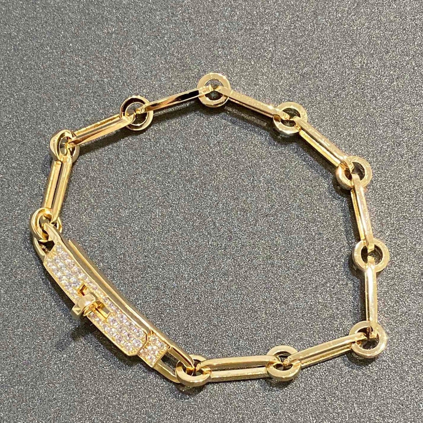 [Star Jewelry]CHAINE BRACELET SMALL MODEL DIAMOND