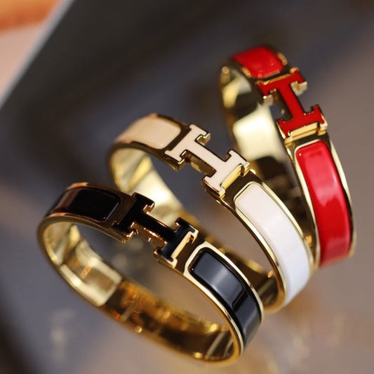 [Star Jewelry]H BRACELET 12MM GOLD