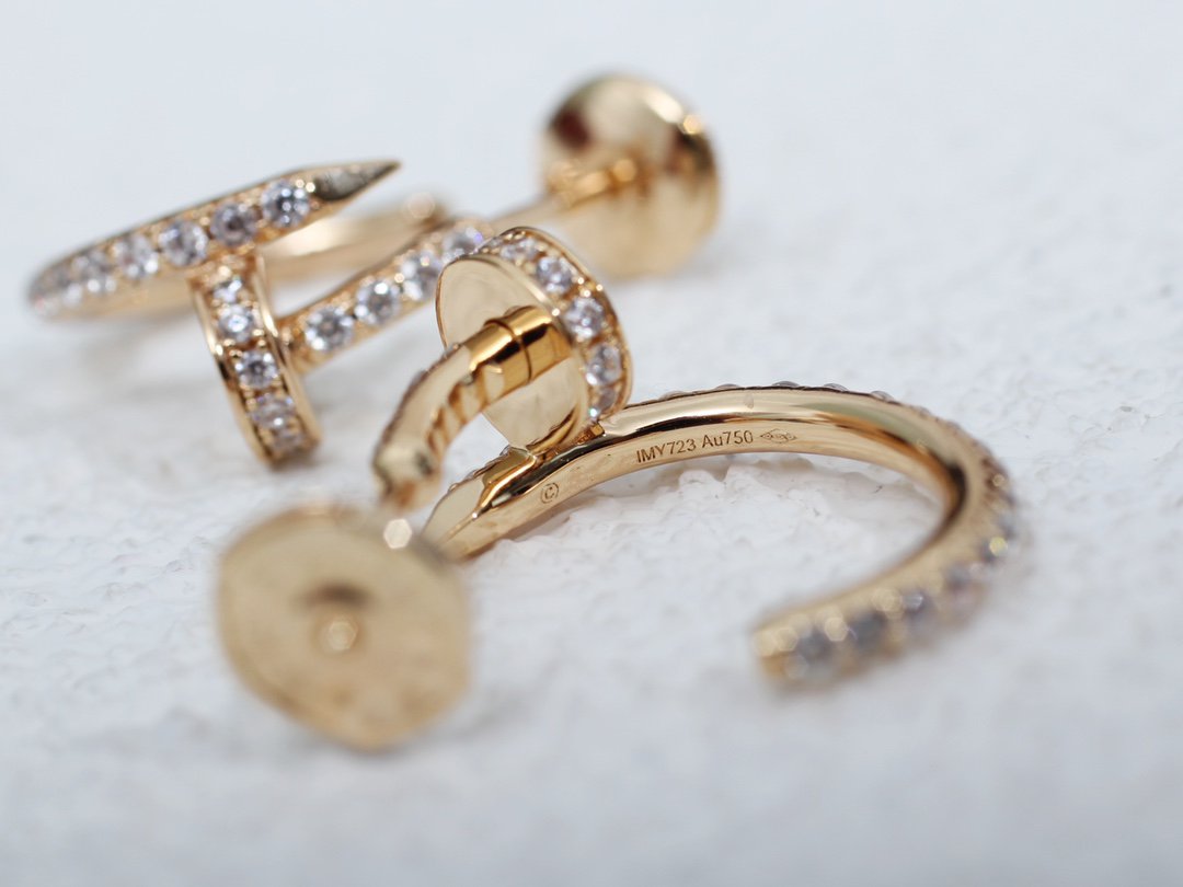 [Star Jewelry]JUSTE EARRINGS 12.75MM PINK GOLD DIAMOND