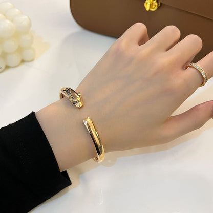 [Star Jewelry]PANTHERE GOLD OPEN BRACELET