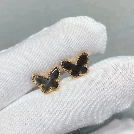 [Star Jewelry]BUTTERFLY DARK MOP  EARRINGS