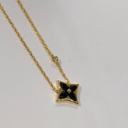 [Star Jewelry]STAR BLACK MOP NECKLACE
