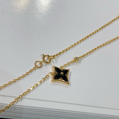 [Star Jewelry]STAR BLACK MOP NECKLACE