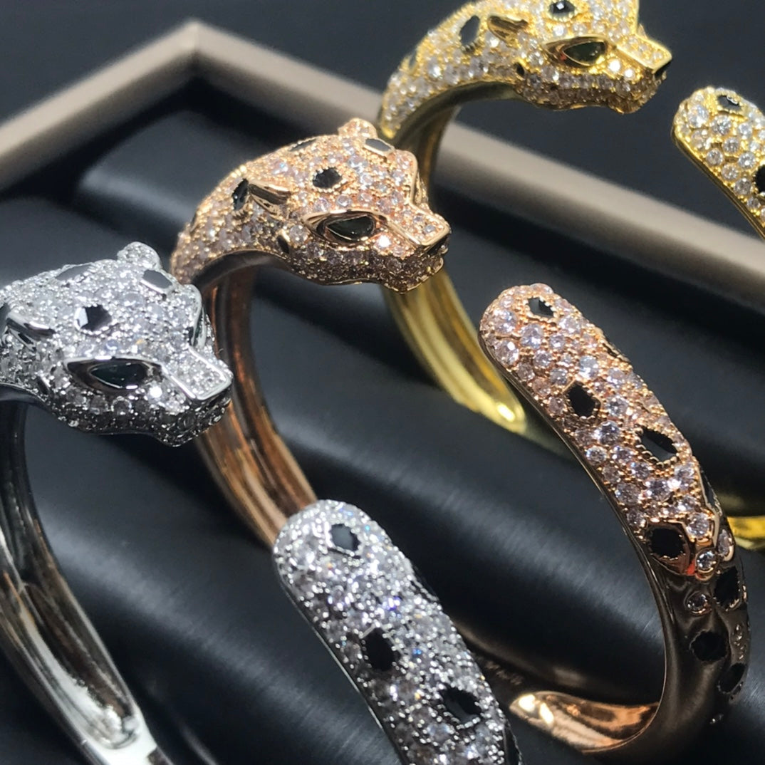 [Star Jewelry]PANTHERE BIG BRACELET DIAMONDS