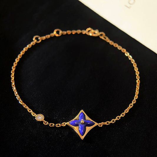 [Star Jewelry]COLOR STAR PINK GOLD DIAMOND BRACELET