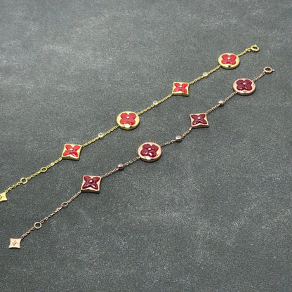 [Star Jewelry]STAR AND SUN CARNELIAN 4 MOTIFS 3 DIAMONDS