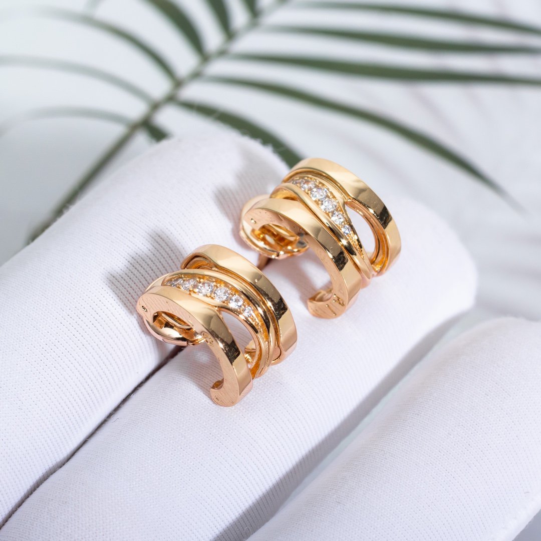 [Star Jewelry]ZERO 1 PINK GOLD DIAMONDS EARRINGS