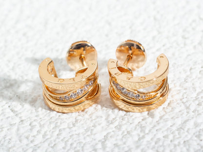[Star Jewelry]ZERO 1 PINK GOLD DIAMONDS EARRINGS
