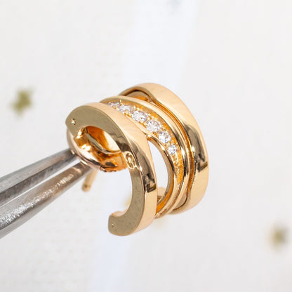 [Star Jewelry]ZERO 1 PINK GOLD DIAMONDS EARRINGS