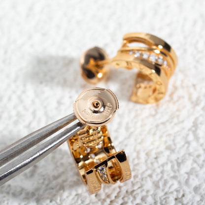 [Star Jewelry]ZERO 1 PINK GOLD DIAMONDS EARRINGS