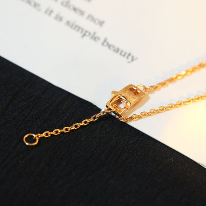 [Star Jewelry]STAR AND SUN DIAMOND PINK GOLD NECKLACE