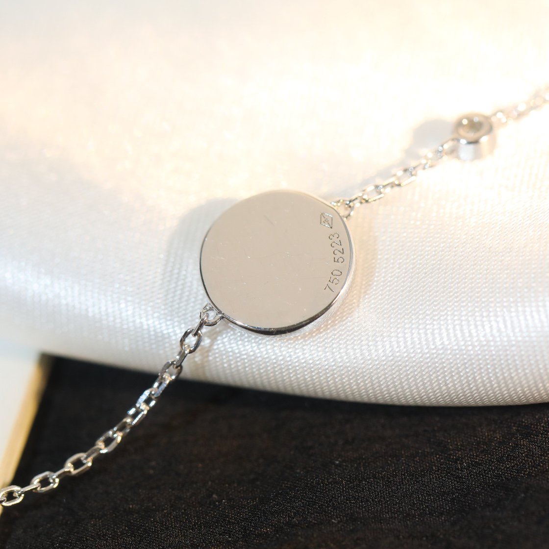 [Star Jewelry]SUN MOTIF PINK MOP SILVER BRACELET
