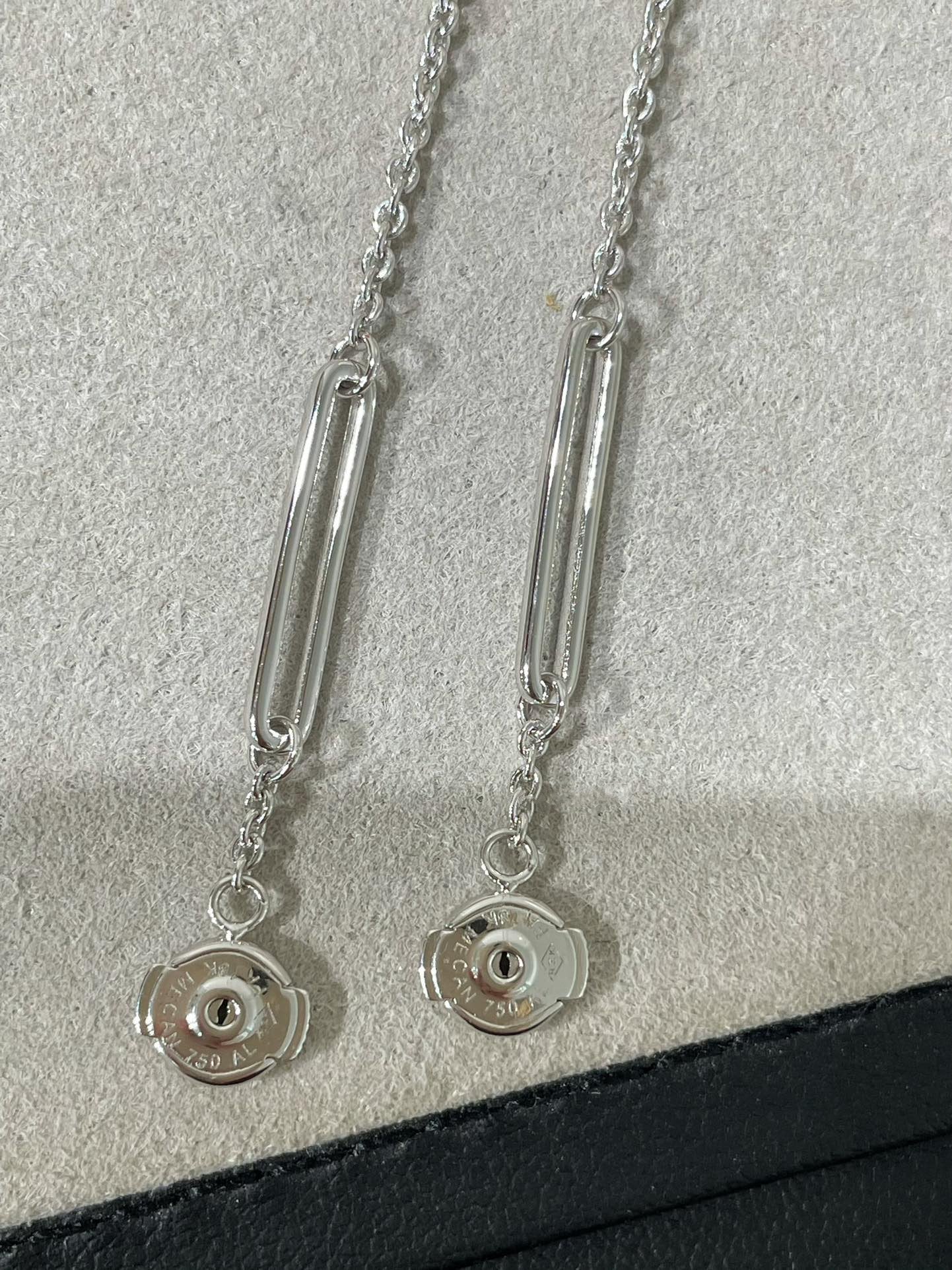 [Star Jewelry]CHAINE CHAOS DIAMOND DROP EARRINGS