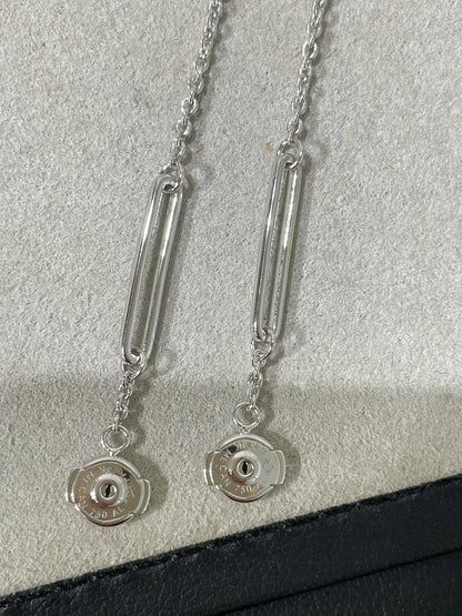 [Star Jewelry]CHAINE CHAOS DIAMOND DROP EARRINGS