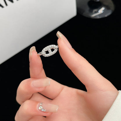 [Star Jewelry]RONDE SMALL SILVER DIAMOND RING