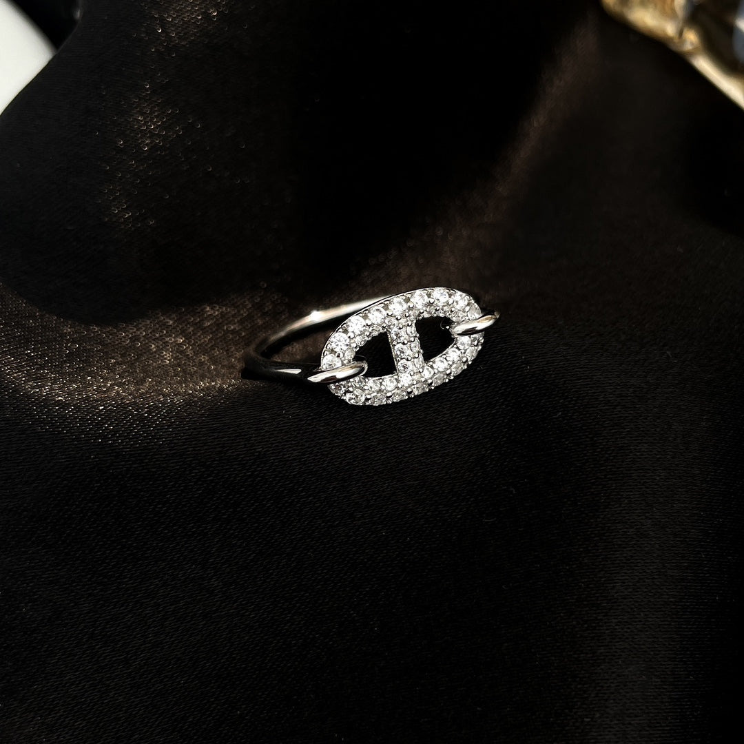 [Star Jewelry]RONDE SMALL SILVER DIAMOND RING