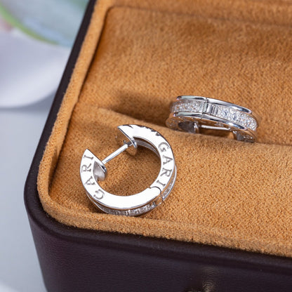 [Star Jewelry]ZERO 1 MINI SILVER DIAMOND EARRINGS