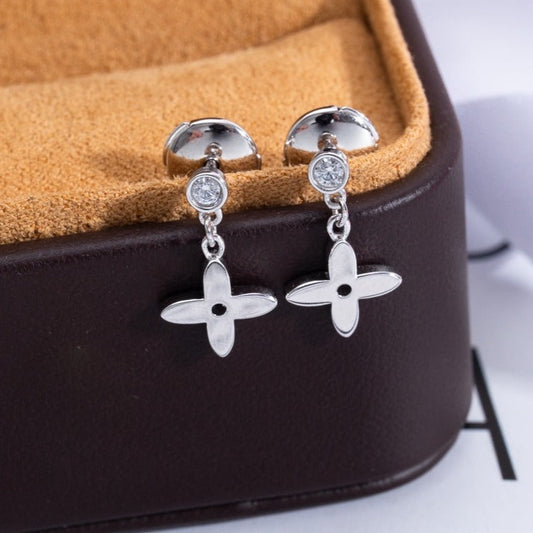 [Star Jewelry]VIDYLLE SILVER DIAMOND MINI DROP EARRINGS