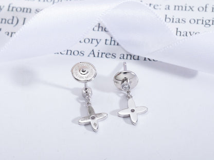 [Star Jewelry]VIDYLLE SILVER DIAMOND MINI DROP EARRINGS