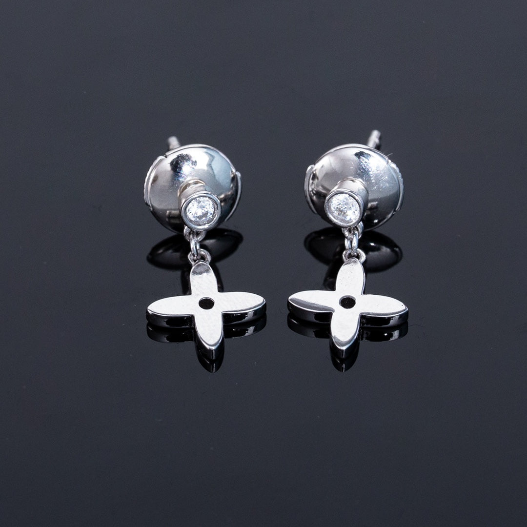 [Star Jewelry]VIDYLLE SILVER DIAMOND MINI DROP EARRINGS