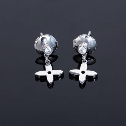 [Star Jewelry]VIDYLLE SILVER DIAMOND MINI DROP EARRINGS