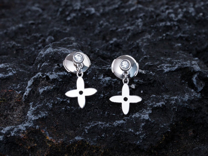 [Star Jewelry]VIDYLLE SILVER DIAMOND MINI DROP EARRINGS