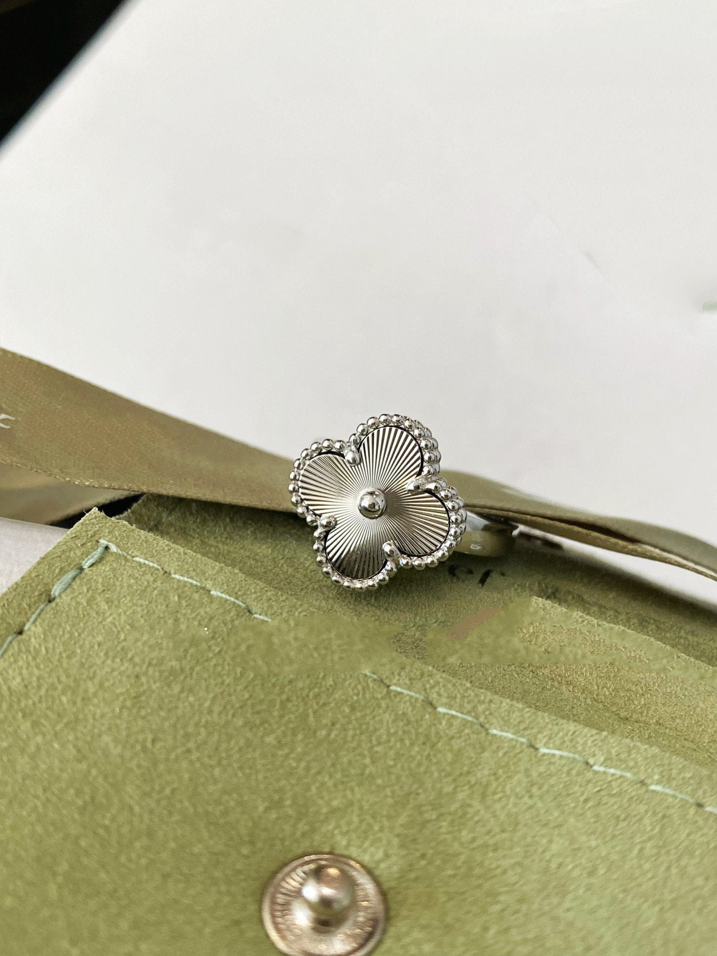[Star Jewelry]CLOVER SILVER RING