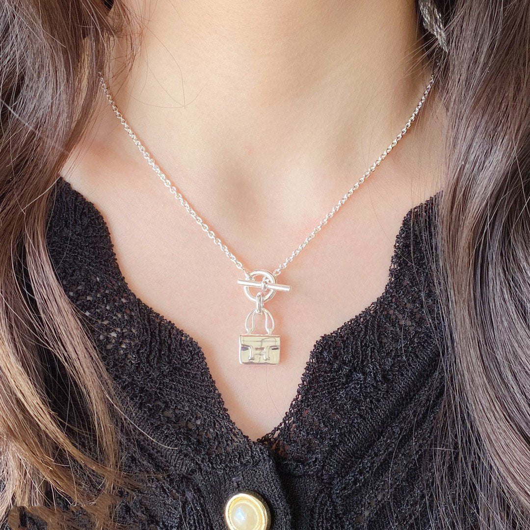 [Star Jewelry]CONSTANCE PEDANT SILVER NECKLACE