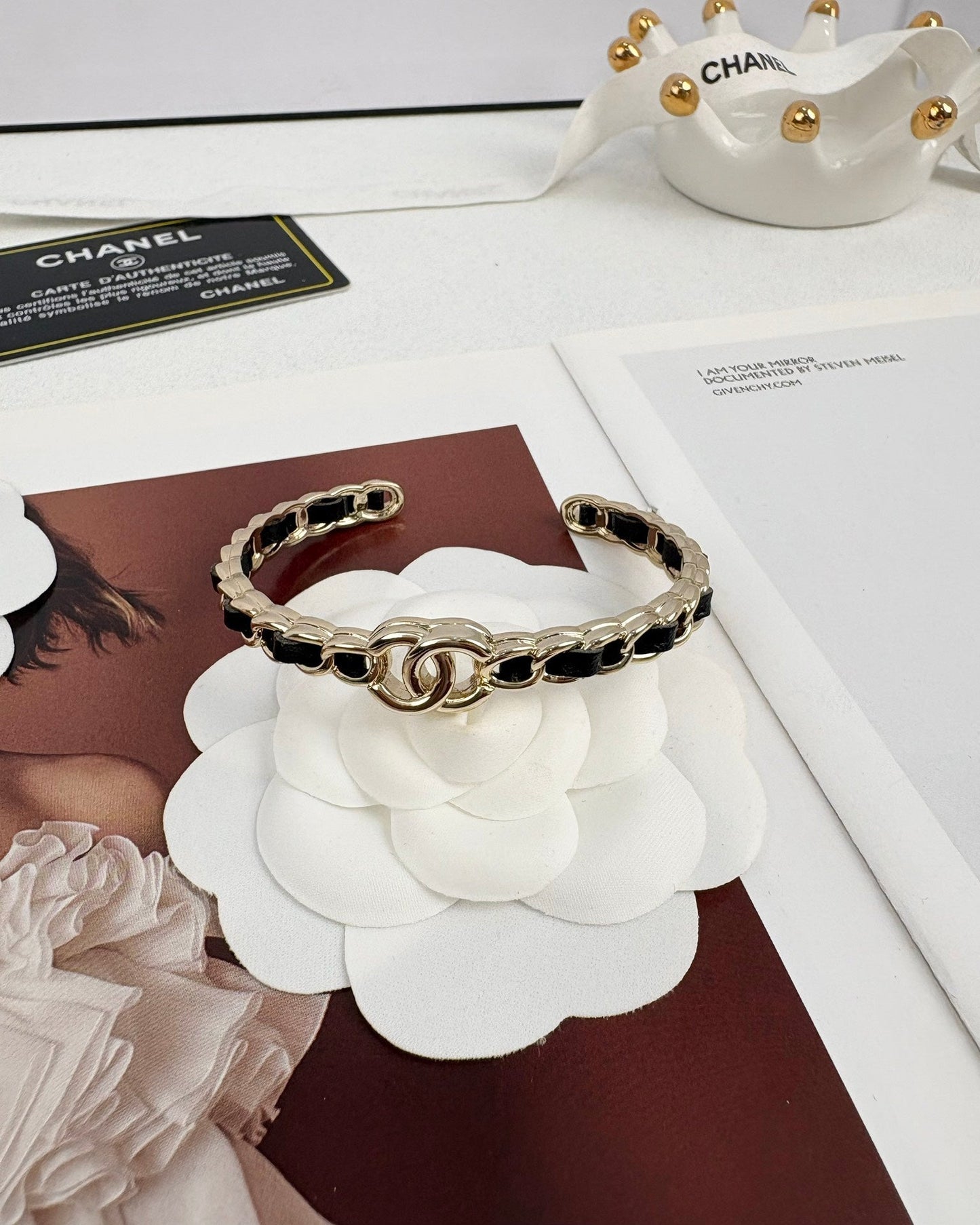 [Star Jewelry]Double C Open Bangle