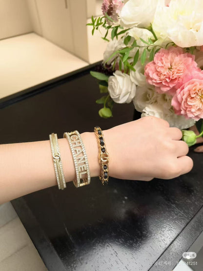[Star Jewelry]Double C Open Bangle