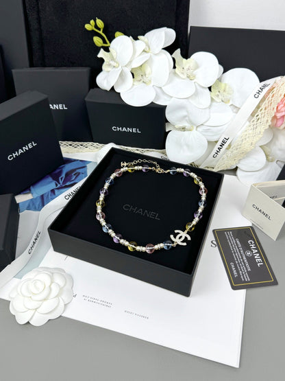 [Star Jewelry]26C New Spring Collection Colorful Transparent Resin Necklace