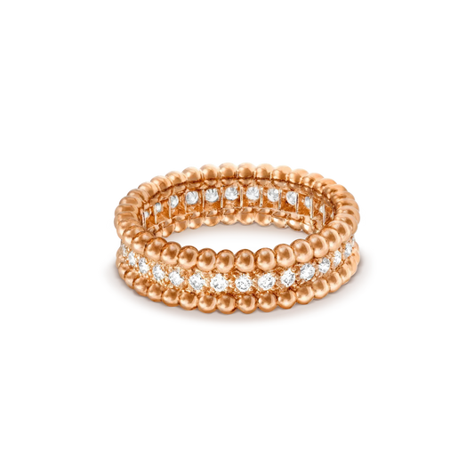 [Star Jewelry]PERLEE DIAMOND ROSE GOLD RING
