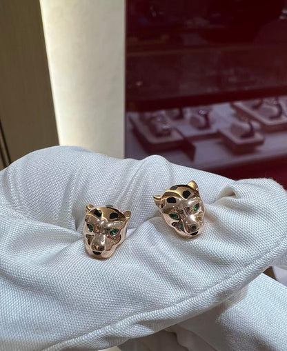 [Star Jewelry]CHRRTAH-PRINT STUD EARRINGS, THREE COLORS