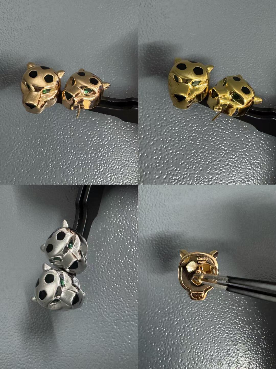 [Star Jewelry]CHRRTAH-PRINT STUD EARRINGS, THREE COLORS